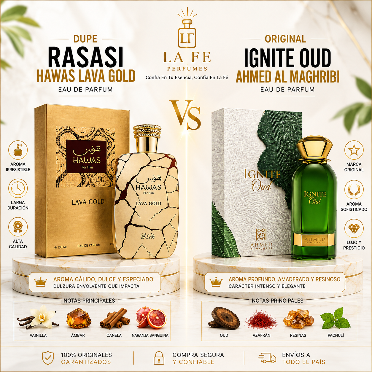 Rasasi Hawas Lava Gold Men 100ml EDP